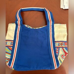 Vera Bradley Blue and Cream Tote Bag
